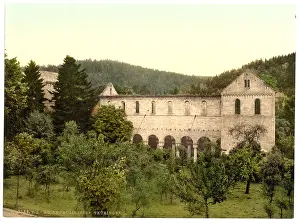 Paulinzella: Ruins of the convent, Paulinzella, Thuringia, Germany