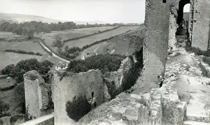 Corfe: Ruins of Corfe Castle, Dorset