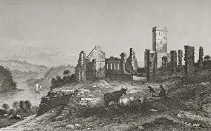 Lakeside: Ruins of Fort Ticonderoga - Milbert
