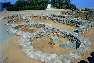 Malia: Ruins of the granaries at