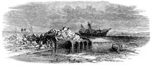 Gales: Ruins of Lytham Lighthouse 1863