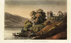 Gabriel Lory: Ruins of the medieval Ringgenberg Castle on Brienz