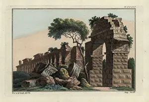 Aquaduct: Ruins of a Roman aquaduct