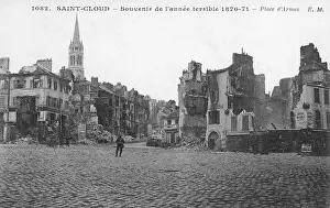 Gutted: The ruins of Saint Cloud in Paris