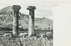 Manisa: The Ruins of Sardis - Two ionic columns