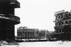 Sowjetunion: Ruins in Stalingrad, 1942