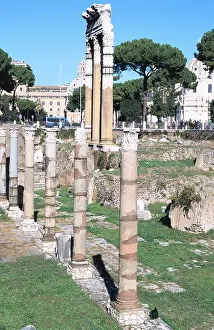 Castor: Ruins of the Temple of Castor and Pollux. The