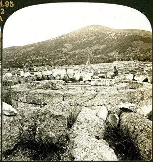 Epidaurus: Ruins of Tholos and Hieron, Epidaurus, Greece