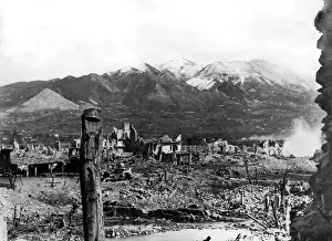 Cassino: Ruins of the town of Cassino, 1944