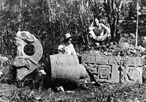 Uxmal: The ruins of Uxmal in Mexico, 1932
