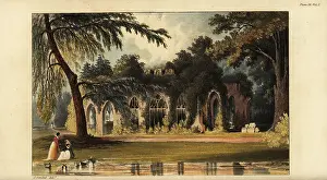 Frogmore: The Ruins, Windsor, a Gothic pile built by John Wyatt