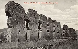 Incas: Ruins of the Wiracocha Temple at Raqch'i, Peru
