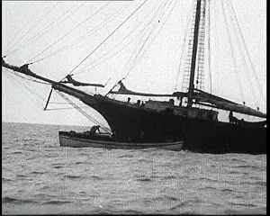 Runners: Rum Runners on a Boat Offloading Their Cargo