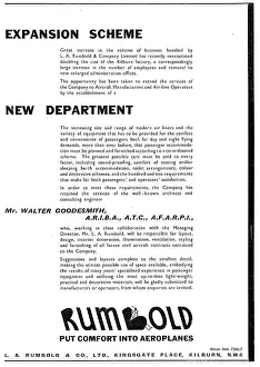 Rumbold: Rumbold Aircraft Seating