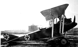 Rumpler: Rumpler CIV (side view, on the ground)