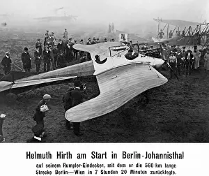 Flyer: Rumpler Taube in Berlin - Johannisthal