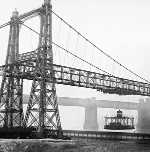 Transporter: Runcorn Transporter Bridge early 1900s