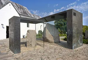 Harald: Runestones, Jelling Royal Necropolis, Jutland, Denmark