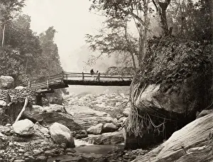 Ging: Rungnoo River below Ging, Darjeeeling, India