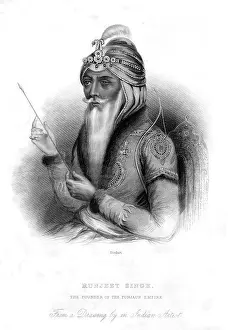 Ranjit: Runjeet or Ranjit Singh founder of the Punjaub Empire