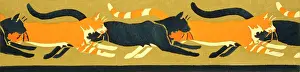 Repeated: Running cats