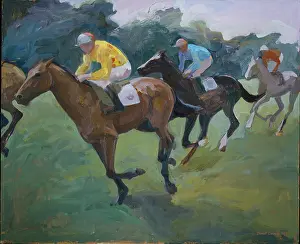 Silks: Running Horses ' three race horses