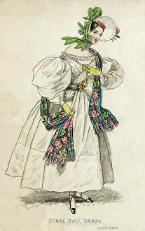 Shouldered: Rural ball dress 1832