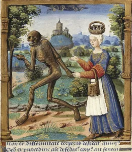 Bushel: The rural life and the death (15th c.). Gothic