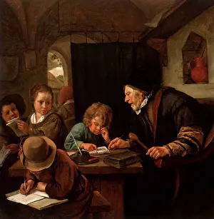 Steen: Rural Schoolteacher, by Jan Steen