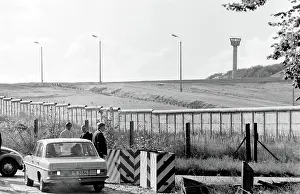 Dismal: Rural view of the Berlin Wall, Berlin, Germany