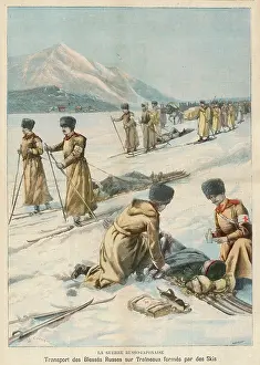 Stretchers: RUS/JAP WAR: SKIS