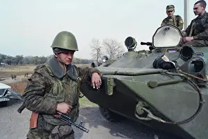 Chechnya: Russia - Chechnya border