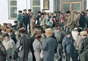 Striking: Russia miners protest