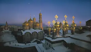Rossija: RUSSIA. Moscow. Kremlin. Kremlin. Domes at the