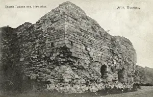 John Massey Stewart: Russia - Pskov - Wall of the Pskov Kremlin (Castle)