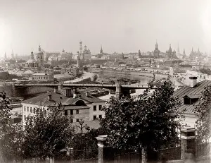 Rooftop: Russia - rooftop view of Moscow towards the Kremlin