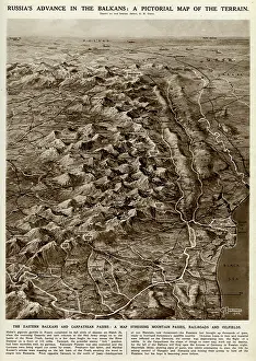 Oilfields: Russian advance in Balkans by G. H. Davis