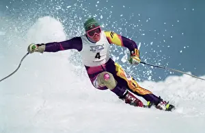 Skier: Russian alpine skier Andrei Kobylkin, 1994