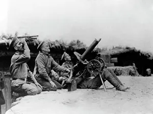 Emplacement: Russian antiaircraft defense position, 1915
