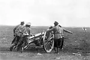 Drag: Russian artillery, 1914