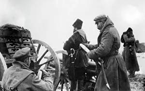 Besides: Russian battery position in the First World War