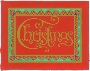 Swirly: Russian Border Design with Christmas