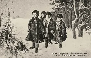 Tretiakov: Russian boys returning home from school