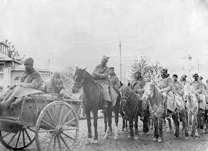 Deserter: Russian cavalry division defects to German troops, 1918
