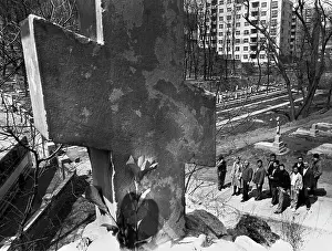 Liaoning: Russian cemetery in China, 1989