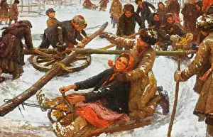 Feodor: Russian children on a roundabout