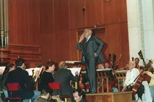 Mstislav: Russian conductor Rostropovich and US National