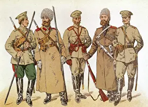 Ural: Russian cossack uniforms, WW1