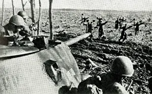 Recapture: Russian counter-attack, Rostov on Don area, WW2