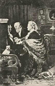 Makovsky: Russian couple playing a piano duet
